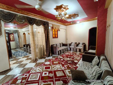 Nice 4-Bedroom Third-Floor Apartment for Sale in Luxor – 220 SQM Total Area